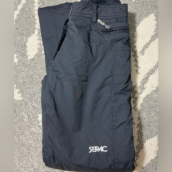 Serac Ski/ Snowboard Pants Black Size Small - Picture 3 of 5